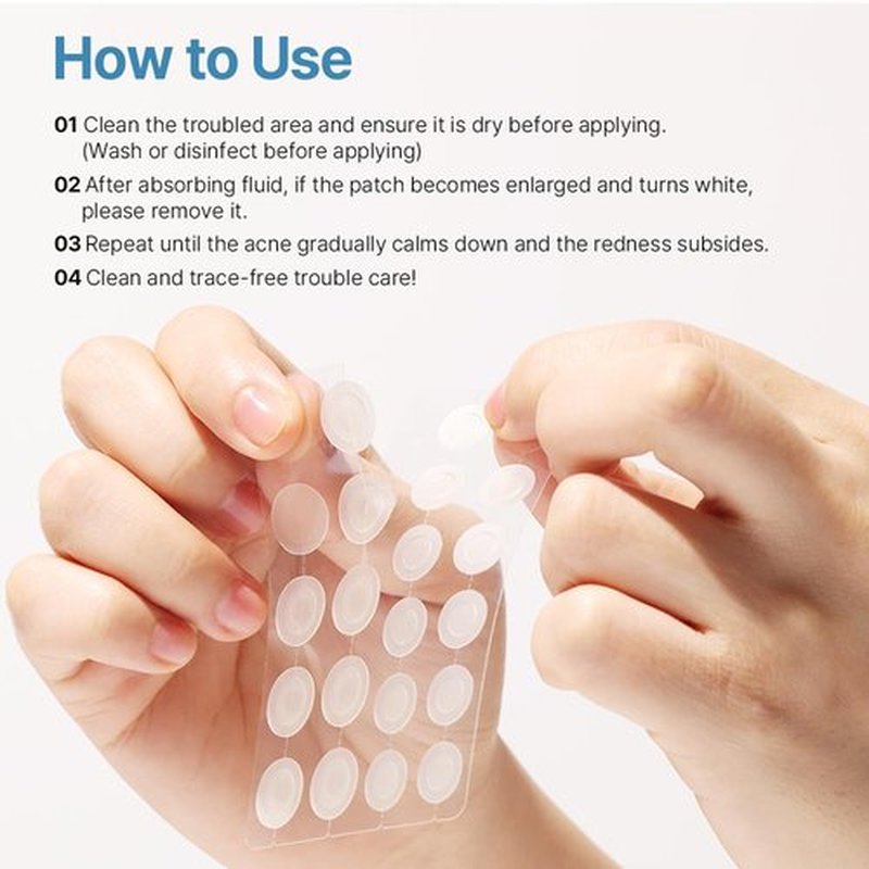 Ariul Hydrocolloid Blemish Patch – Invisible Matte Spot Cover, Waterproof, 10mm & 12mm, Korean Skincare (110 Count)