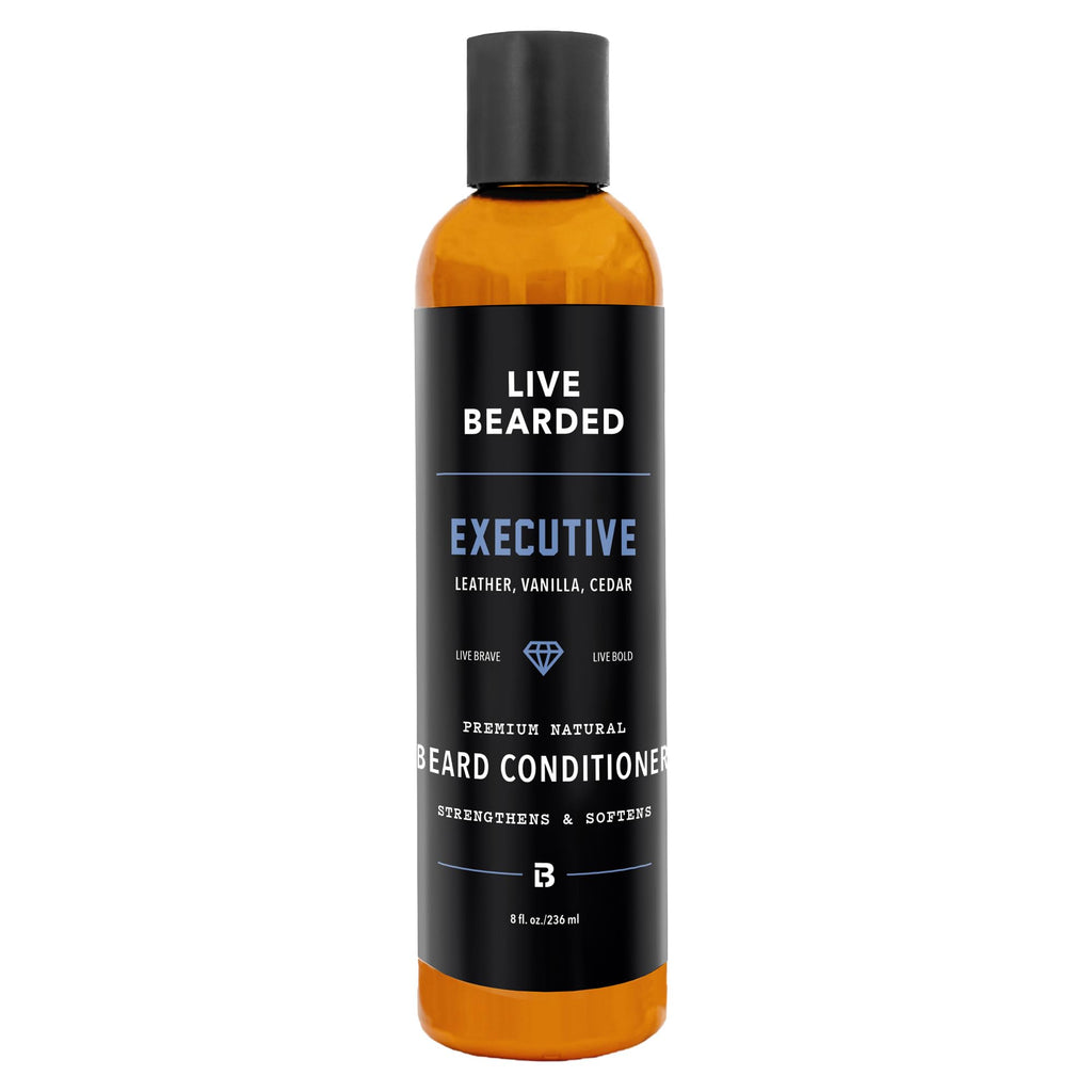 Live Bearded® Softening Beard Conditioner, Executive Scent, 8 fl oz