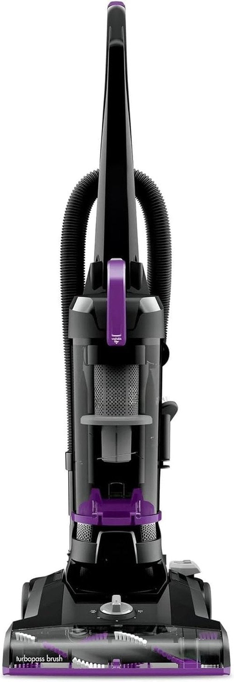 Power Force Helix Bagless Upright Vacuum - Powerful Suction for Pet Hair & Carpets | 23ft Cord, 5 Height Settings, Violet