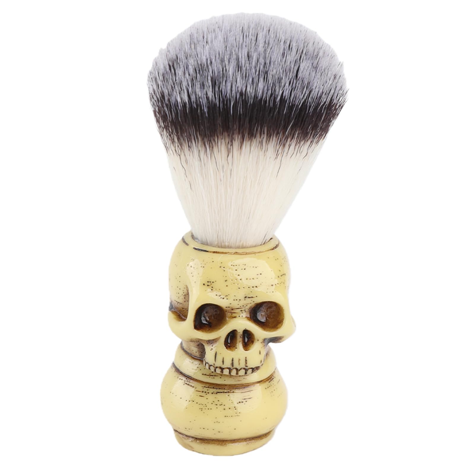 Shaving Brush, Hair Shave Brush, Skull Head Shape Mens Shaving Brush for Shaving Cream Foam or Soap