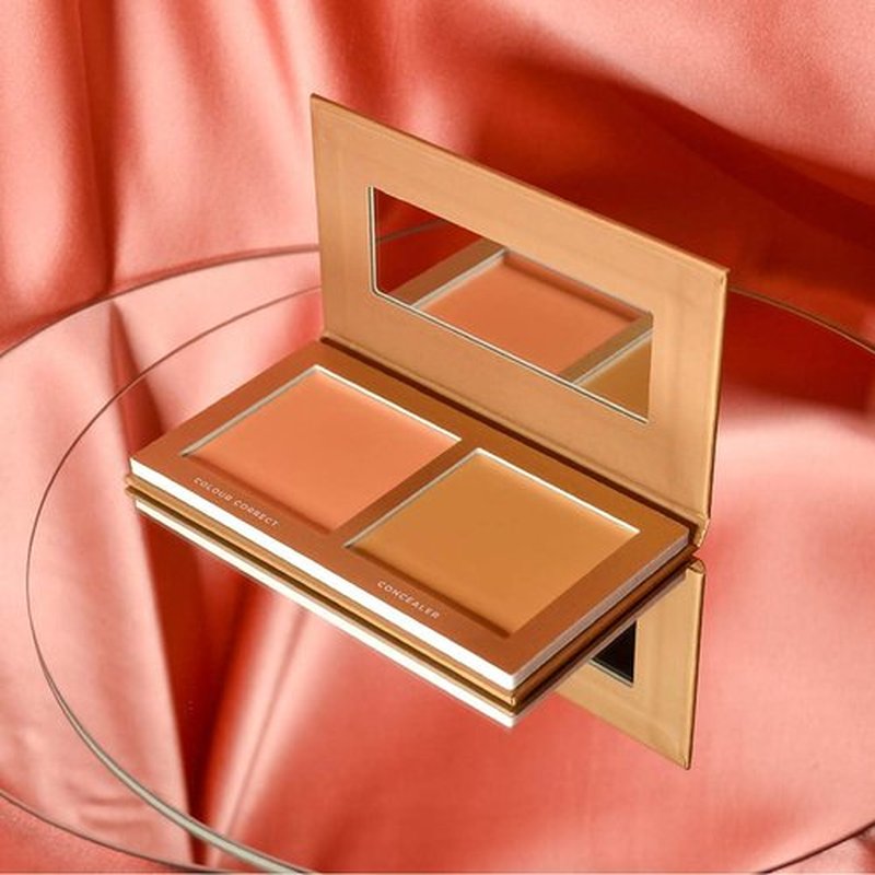 Jecca Blac Correct and Conceal Medium Coverage Palette, Lightweight Long Lasting Formula, Medium To Full Coverage, Gender Neutral and LGBTIQA+ Inclusive Make Up, Light 1.0, 0.42 oz