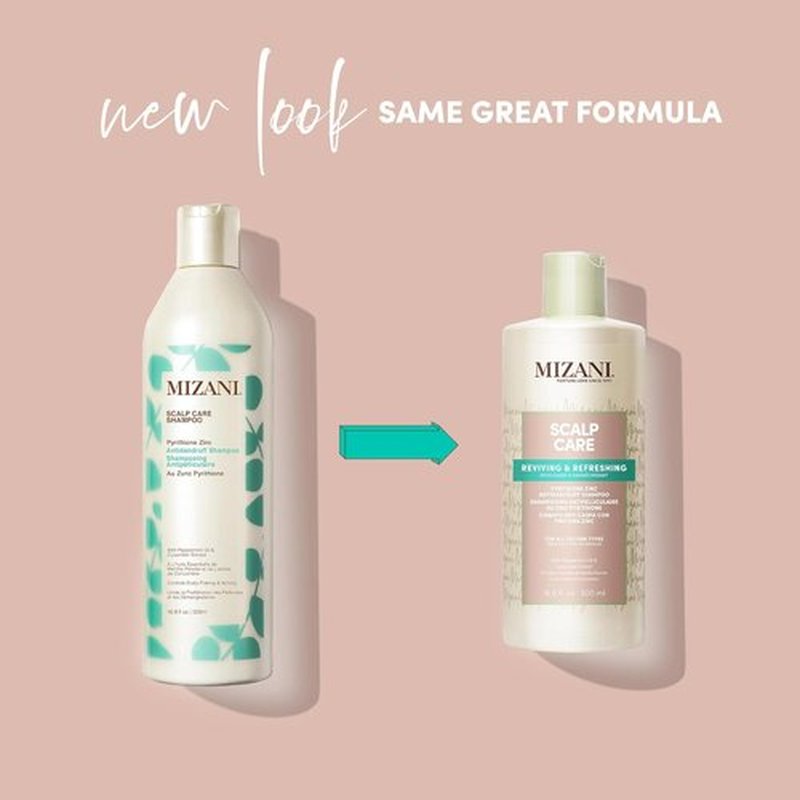 MIZANI Scalp Care Dandruff Shampoo - Deep Cleansing for Curly Hair & Scalp Health