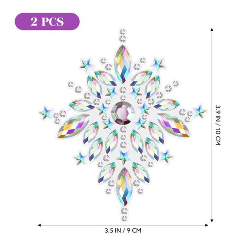 Rhinestone Face Gems Body Jewelry Stickers Rhinestone Women Bra Breast Pasties Carnival Party Body Stickers
