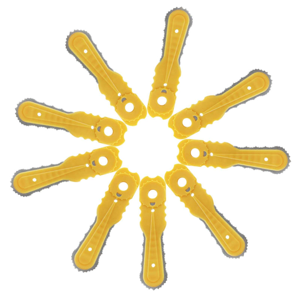 AAAQQ Brush Cutter Replacement Blades Set for Weed Trimmer, Compatible with Weed Warrior Brush Cutter Head (9 pcs)