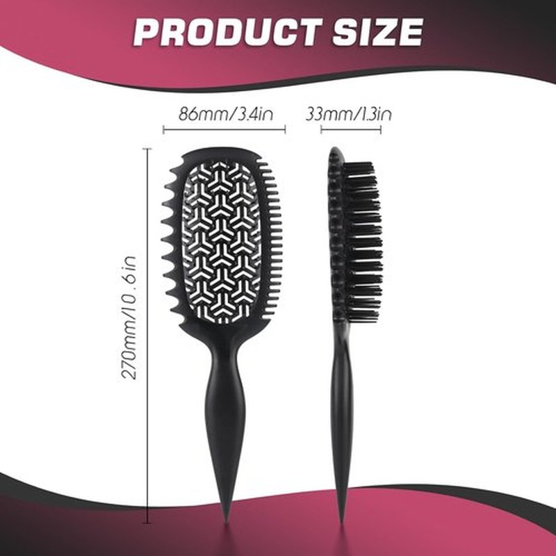 Candy Brush Curl Defining Vented Hair Brush - Effortless Detangling & Styling for All Hair Types