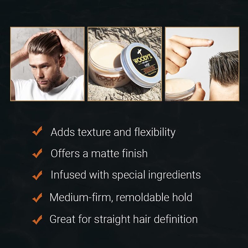 Woody's Quality Grooming | Premium Men's Grooming Product - 3.4 OZ Size