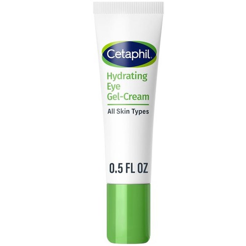 Cetaphil Hydrating Eye Gel-Cream - Brightens & Smooths Under Eyes | 0.5 Fl Oz, 24-Hour Hydration