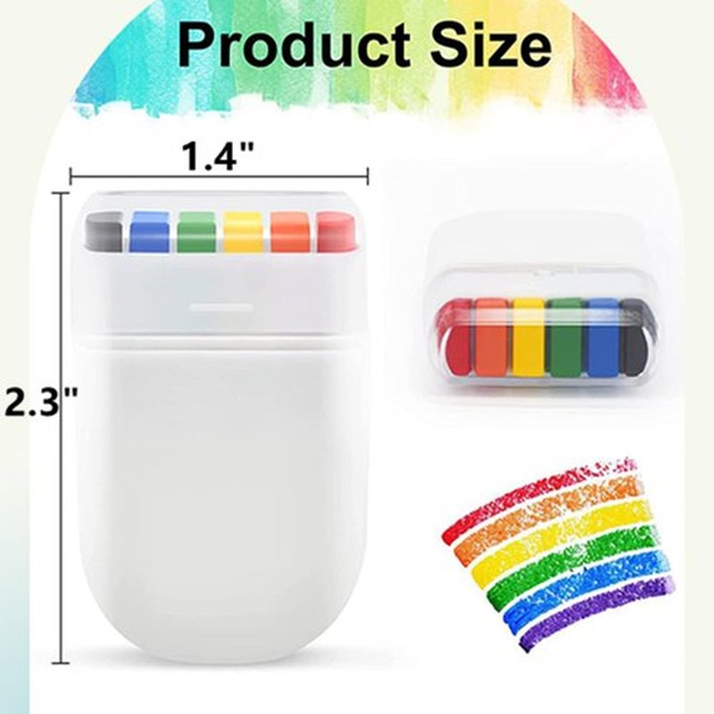 DoubleWood Rainbow Face Paint Set, 4 Count, Pride Face Paint Stick for LGBT Pride Month Celebrations Party, Rainbows Makeup Gay Pride Crayons for Body, Rainbow
