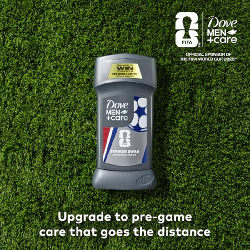 DOVE MEN + CARE - Limited Edition FIFA Regimen Body Wash & Deodorant Pack Striker Swag 2 Count for Men for Hydrated Soft Skin & Odor Control