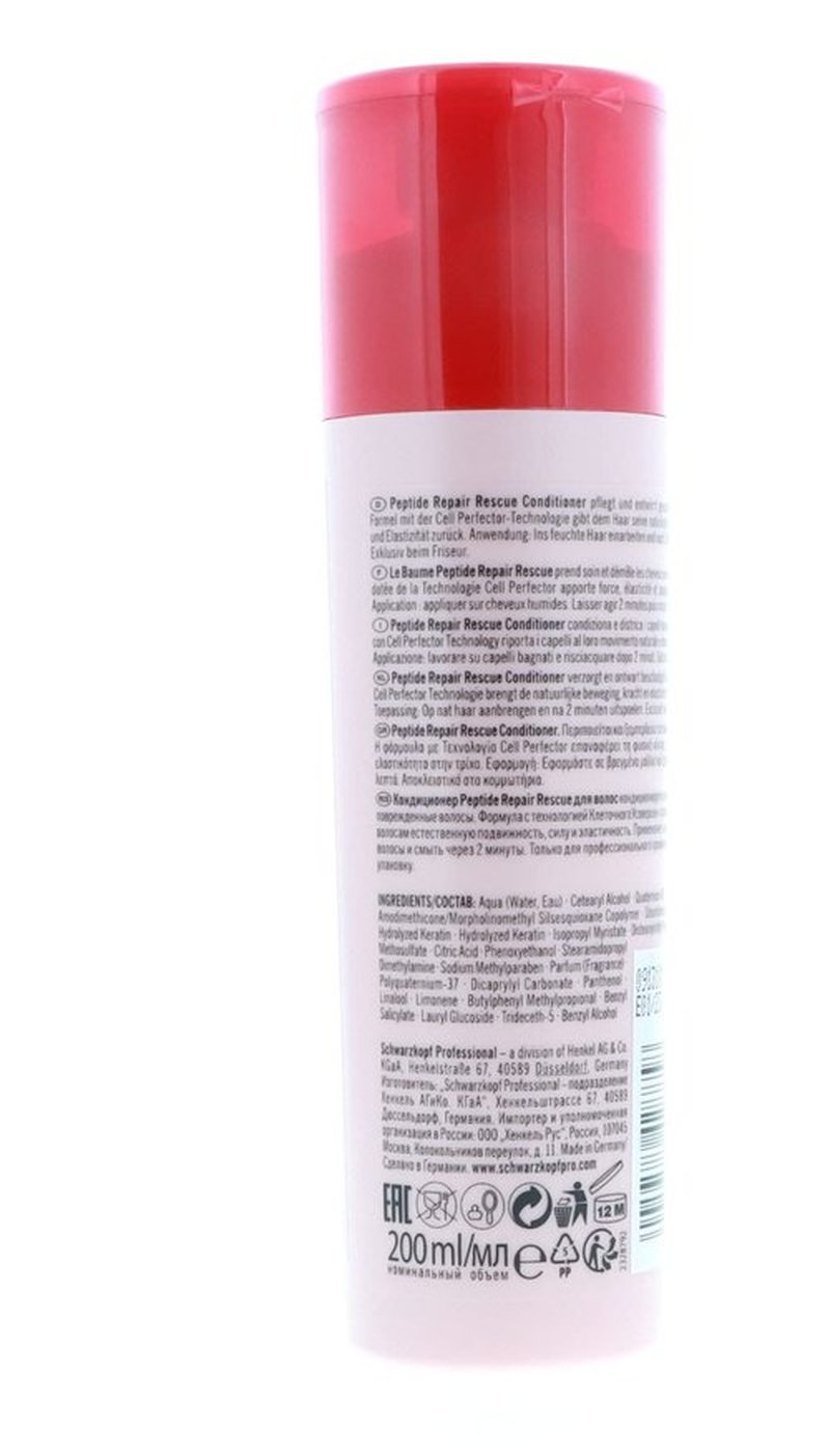 BC BONACURE Peptide Repair Rescue Conditioner, 6.7-Ounce