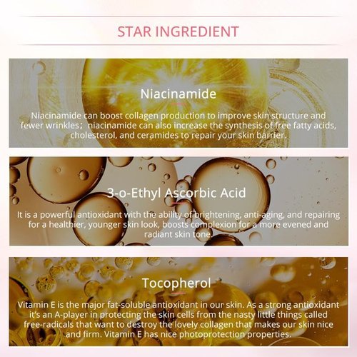 Mashata Ultimate Vitamin C Face Serum - 20% Vitamin C, Niacinamide & Vitamin E | 1 Fl Oz - Brightening Anti-Wrinkle Formula for Acne Marks & Hyperpigmentation