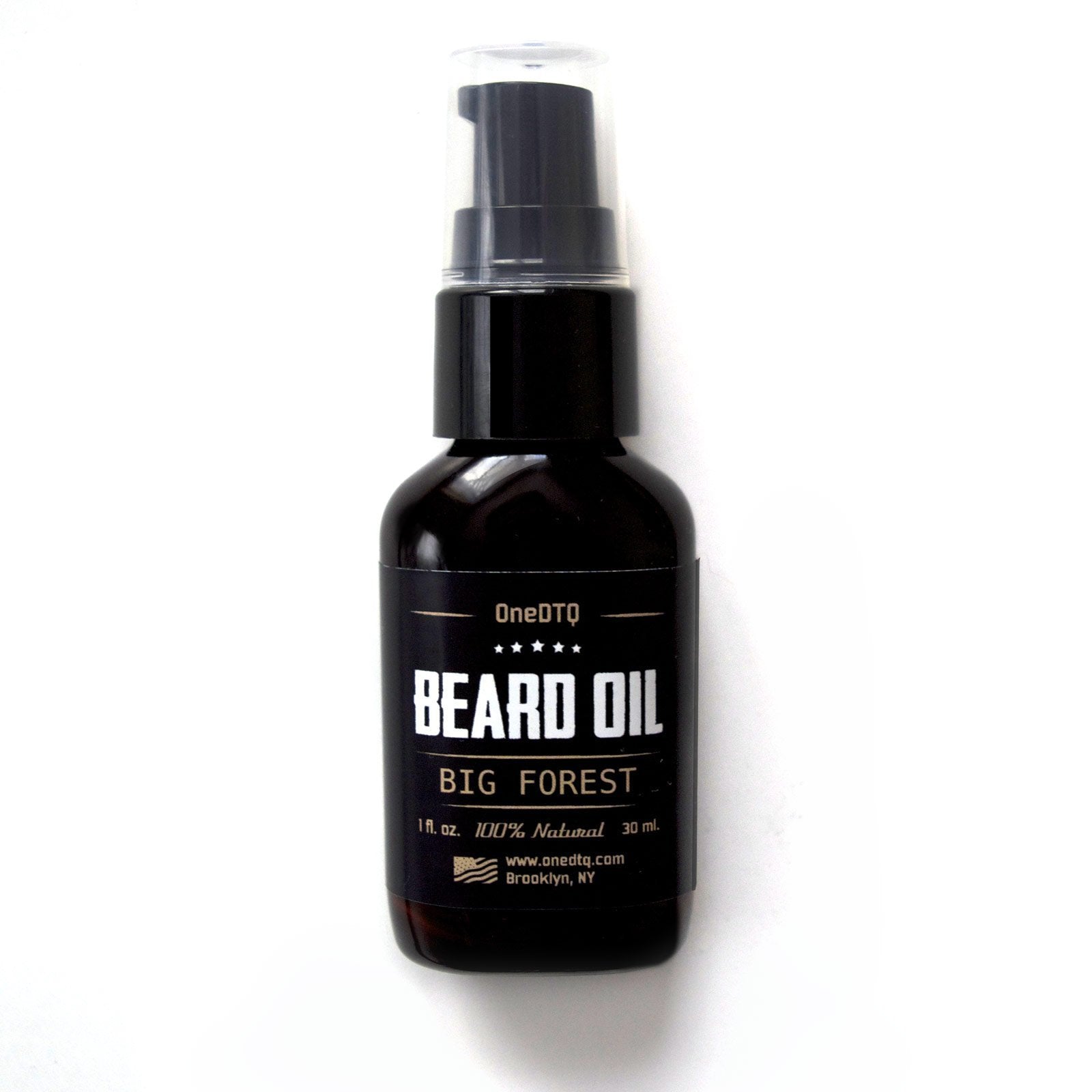 Big Forest Beard Treatment Kit - Shampoo 9 oz, Oil 1 oz, Balm 2 oz, Brush - Wood Scent - 100% Natural and Organic Growth Care Products in Premium Gift Box