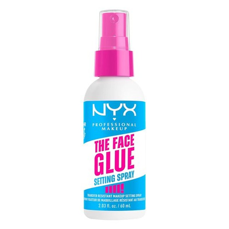 NYX Professional Makeup Face Glue Setting Spray - Transfer-Resistant & Waterproof, 24HR Hold