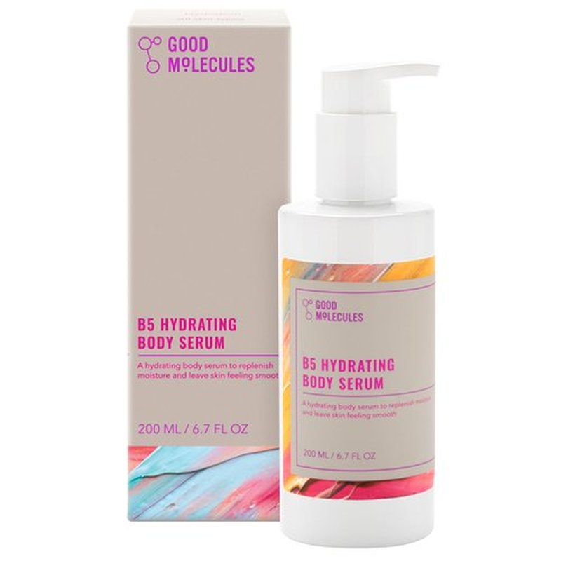 Good Molecules B5 Hydrating Body Serum - Vitamin B5 Ultra Hydrating Serum with Beta Glucan to Retain Moisture and Plumpness, Skin Care for Body