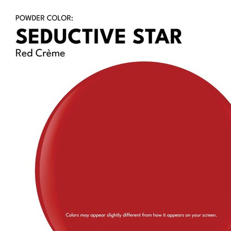 Red Carpet Manicure Color Dip Powder – Long-Lasting, Odor-Free Dipping Powder, Vibrant, Chip-Resistant, Easy Application, No UV Light Needed for Home & Professional Use (Seductive Star, 0.3 Oz)
