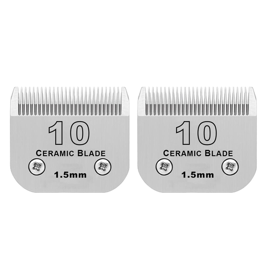 10# Grooming Ceramic Pet Clipper Blades Compatible with Andis & Oster A5