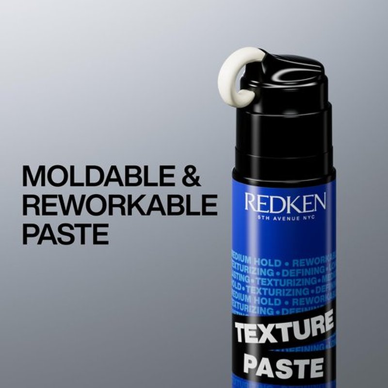 Redken Long-Lasting Styling Paste For All Hair Types - Adds Long-Lasting Texture & Definition With Flexible Control, Medium Hold