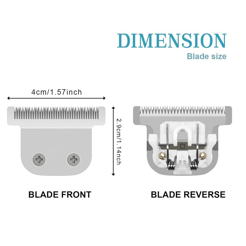 Wahl T-Blade Replacement Blades - Detachable Design for Wahl Trimmers | 2-Pack