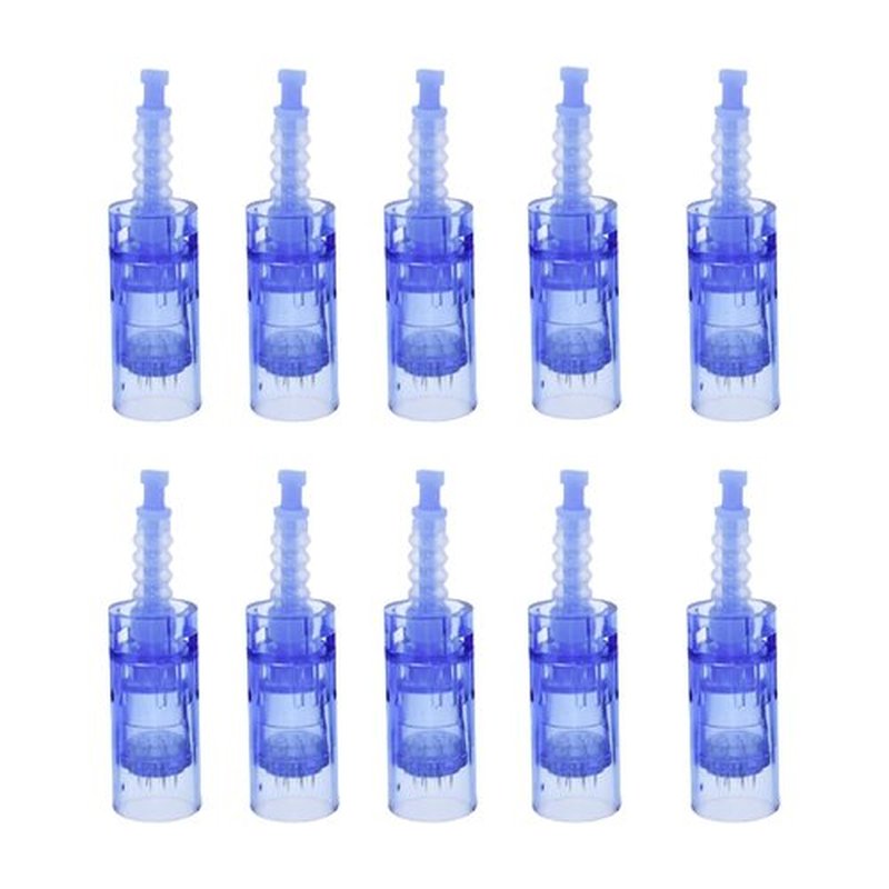 Microneedling Pen Cartridges for Dr Pen A6, Easy-to-Use for Home Use (24 Pin,10PCS)
