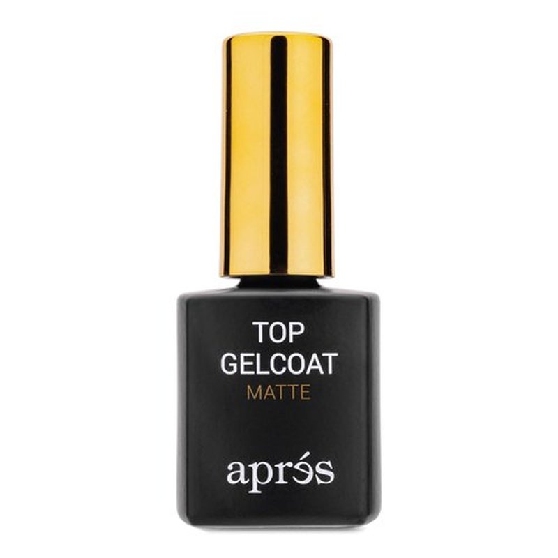 APRÉS Non-Wipe Matte Top Gel Coat - 15ml | Soak Off Gel Nail Polish for a Flawless Matte Finish