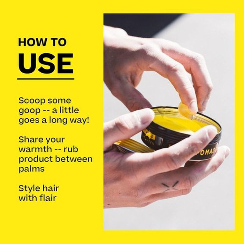 BYRD Hairdo Products Slick Pomade for Men 2-Pack - Flexible Hold, Medium Sheen, Add Slick Style to All Hair Types, Plus Salty Coconut Car Air Freshener with Sweet Coastal Scent, 3.35 oz Each