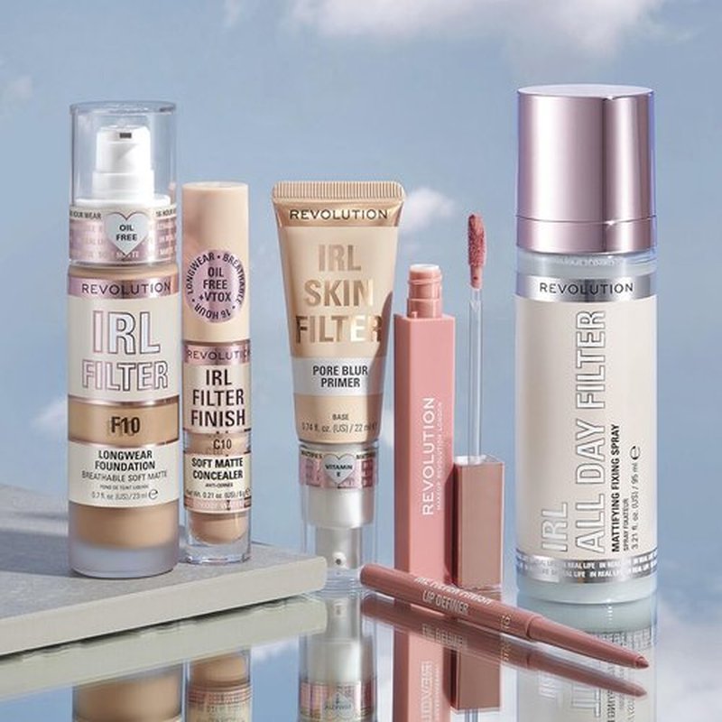 Revolution | IRL Filter Finish Concealer - Full Coverage, Oil-Free, Lightweight, Vegan, C5, 0.21 oz