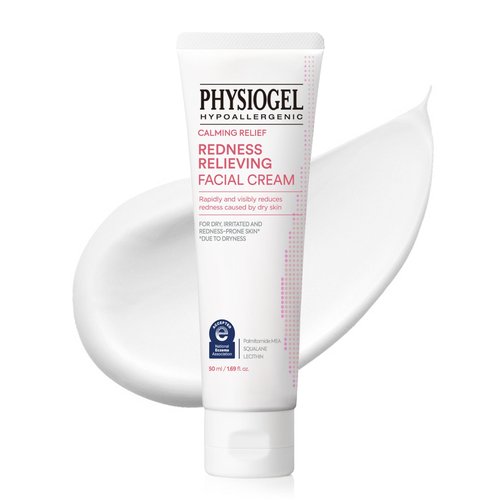 Physiogel Redness Reducing Cream – Ceramide Moisturizer for Dry, Sensitive & Redness-Prone Skin, Repairs Skin Barrier, Dermatologist-Tested, Fragrance-Free, Korean Skincare, 1.69 fl oz