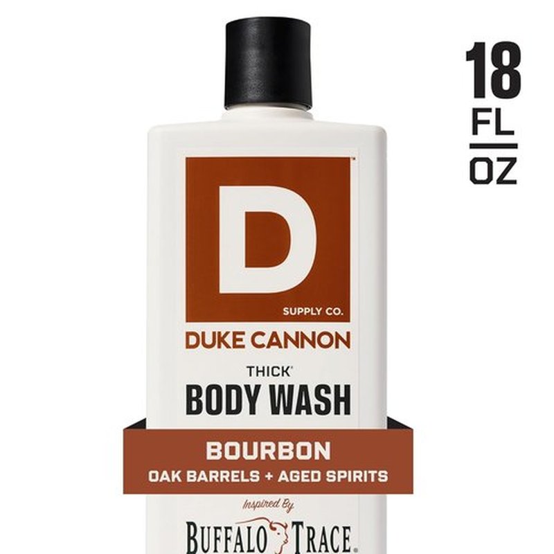 Duke Cannon Supply Co. Thick High Viscosity Body Wash - Mineral-Enriched Cleansing Gel for Men | Big American Bourbon (18 oz)