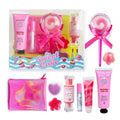 M&U MAKE YOU UP Lip Gloss Set - 11-Piece Girls' Lip Care Collection with Ice Cream & Lollipop Shapes