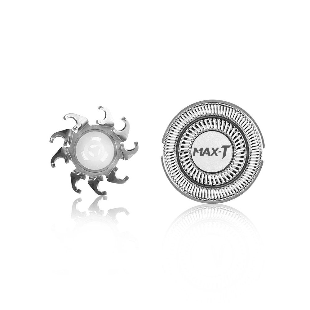 MAX-T Electric Shaver Quick Rechargeable Rotary Shaver with Pop Up Trimmer 100% Waterproof Wet & Dry Electric Razor (Replacement Shaver Net)
