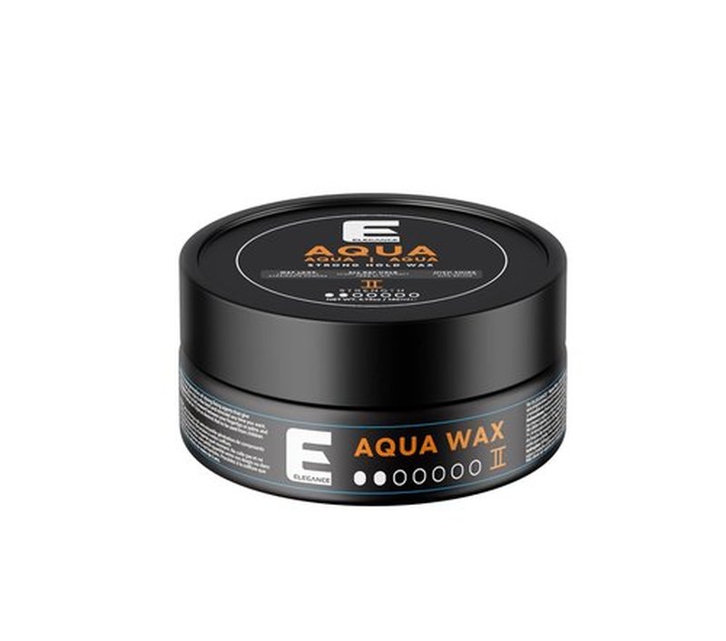 E Elegance Hair Products - Aqua Hair Styling Wax - Strong Hold & High Shine | 4.73 oz, Orange