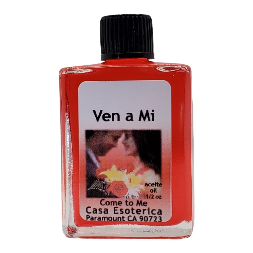 Come to Me Oil (Ven a Mi Aceite) Spiritual Anointing Oil by CASA ESOTERICA MAGICK SPACE- Relationship Spell - Attraction & Love Spell - for Drawing Romance & Desires-0.5 FL OZ