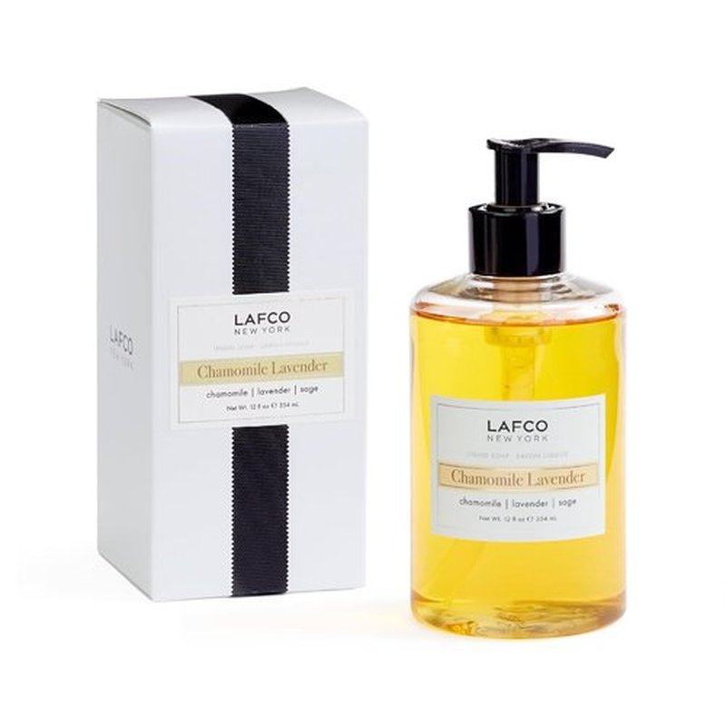 LAFCO New York Liquid Soap - Chamomile Lavender - Moisturizes & Protects - 12 oz - Hypoallergenic & Cruelty-Free