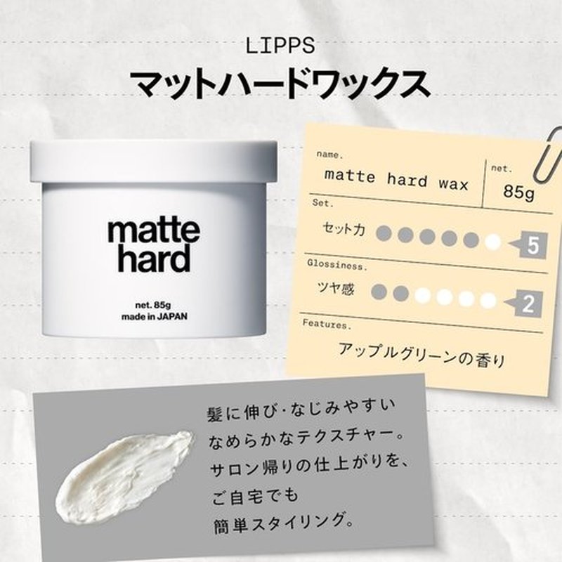 Lipps Matte Hard Wax 85g