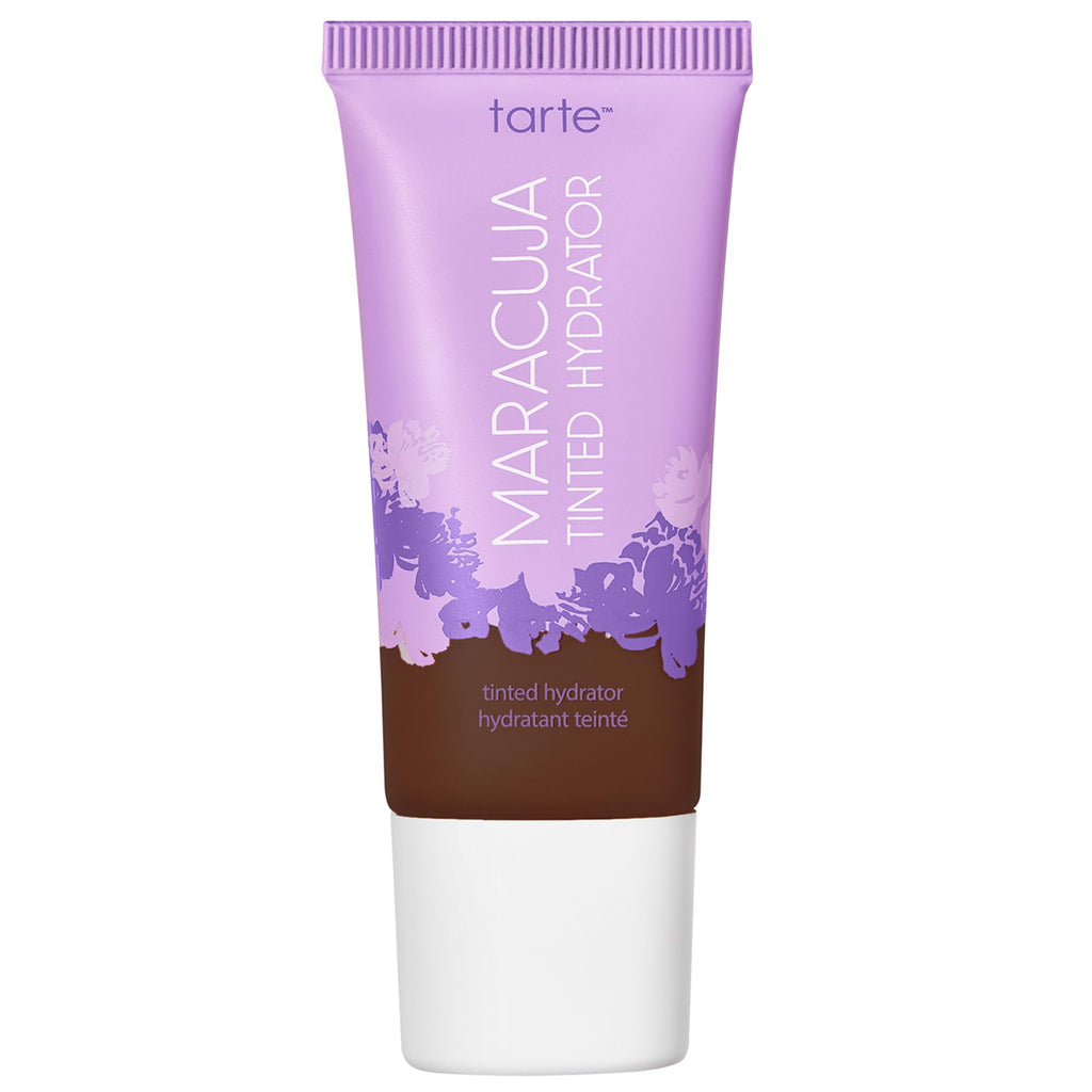 tarte maracuja tinted moisturizer – Lightweight Sheer Foundation with Buildable Longwear Coverage, Hyaluronic Acid for Hydrated Skin, Vegan & Cruelty-Free, full size, 61H mahogany