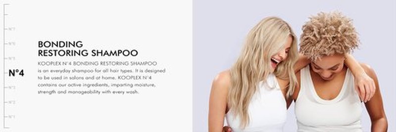 Nº4 Bond Repair Shampoo - Restores Broken Hair Bonds | Argan Oil & Protein for Damaged Hair | 15.06 fl. oz / 450 ml