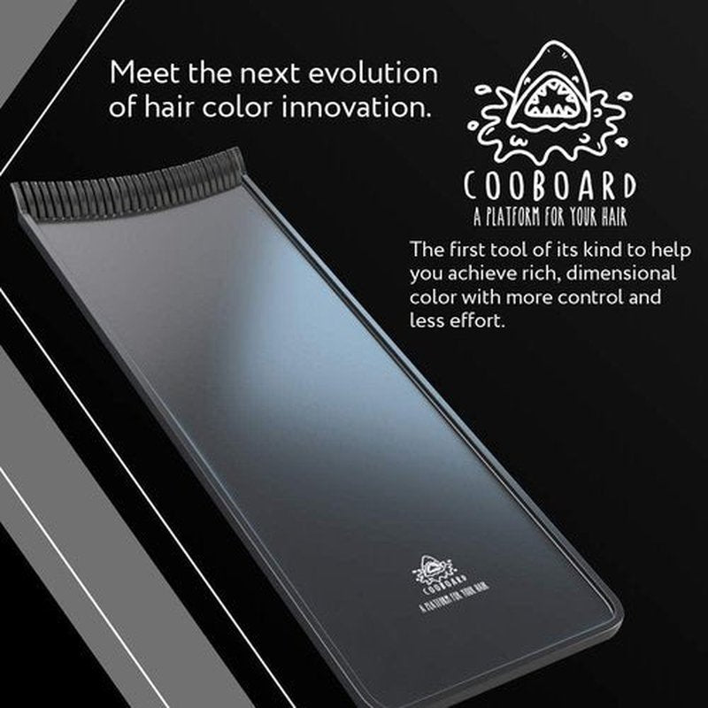 Authentic Cooboard Balayage Board with Teeth | Original Highlighting Paddle from The Maker of Cooboard Hair Highlighting Kit | Easy to Clean, Sturdy, Lightweight (Cooboard Pink XXL)