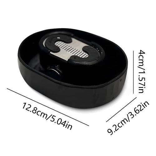 1 Pack Razor Rinser, Manual Push-Type Razor Rinser, Shaving Razor Rinser Cleaner, Clean Your Razor Efficiently, Save Water, and Ditch The Sink, with 1 Shaver and 1 Shaving Cream (Clear)