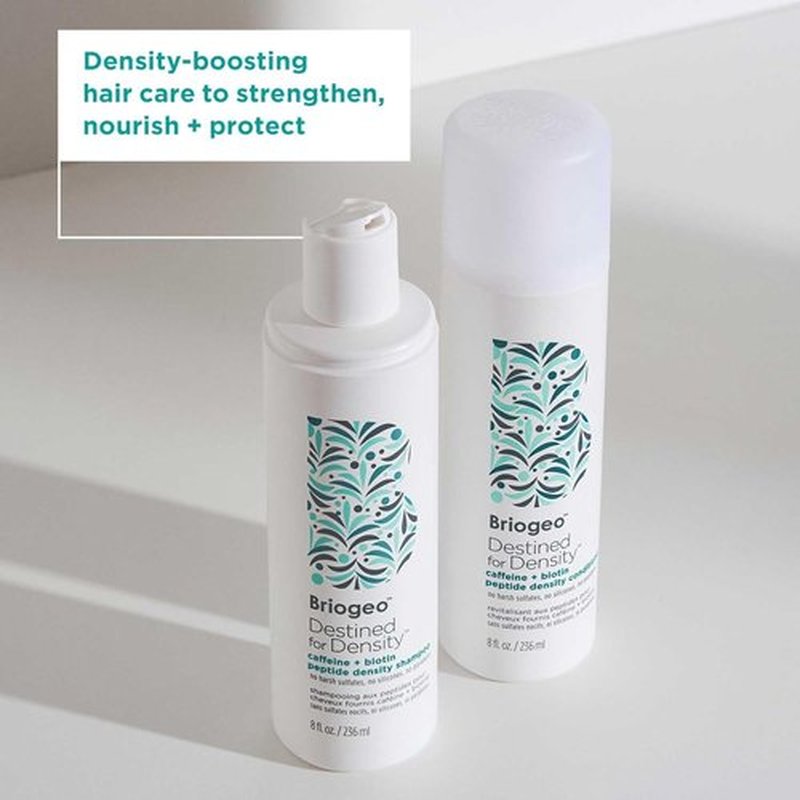 Briogeo Destined For Density Shampoo & Conditioner Duo - Boosts Hair Thickness & Volume | Sulfate-Free, Vegan