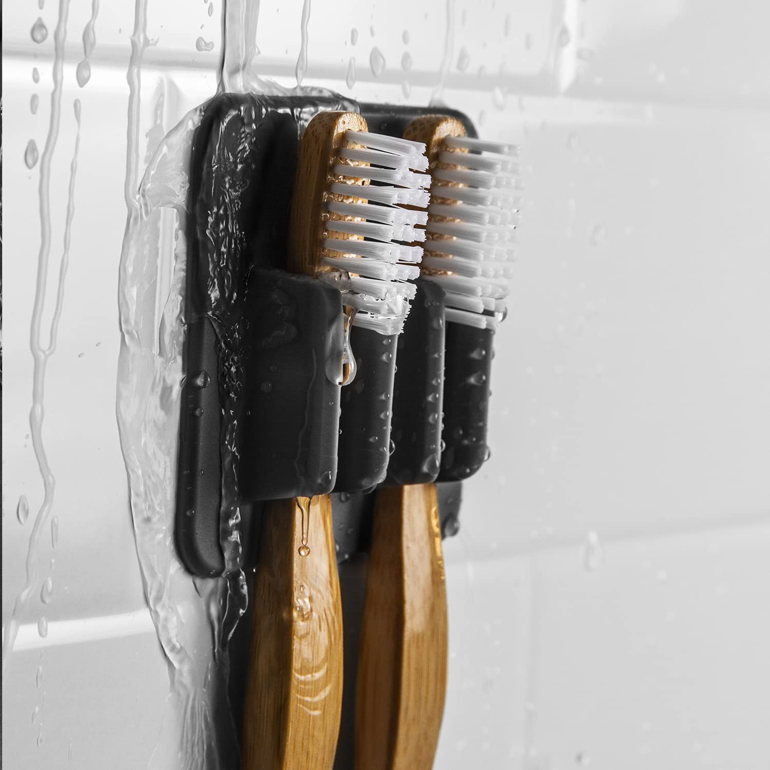 TOOLETRIES The 4-in-1 Tile Series, Bathroom Organizer – Charcoal
