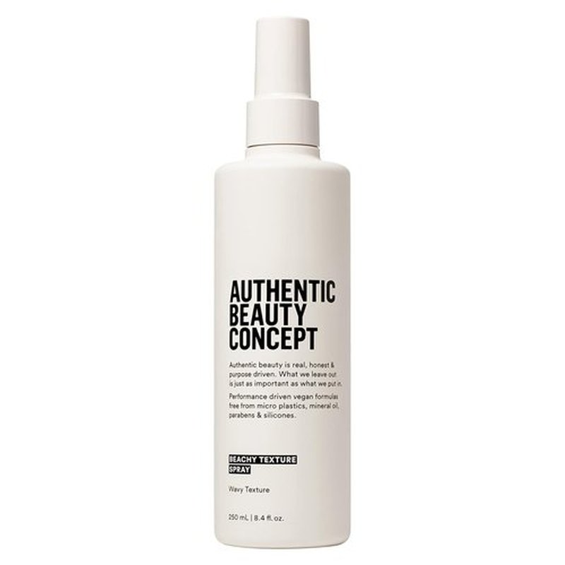 Authentic Beauty Concept Beachy Texture Spray - Texturizing Styling Spray for Soft, Tousled Waves | Vegan & Cruelty-Free | 8.4 fl. oz