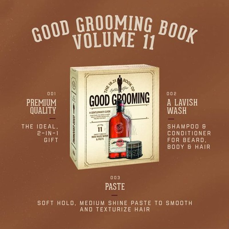 18.21 Man Made Grooming Gift Set for Men - Essential Grooming Products | Perfect for Any Occasion