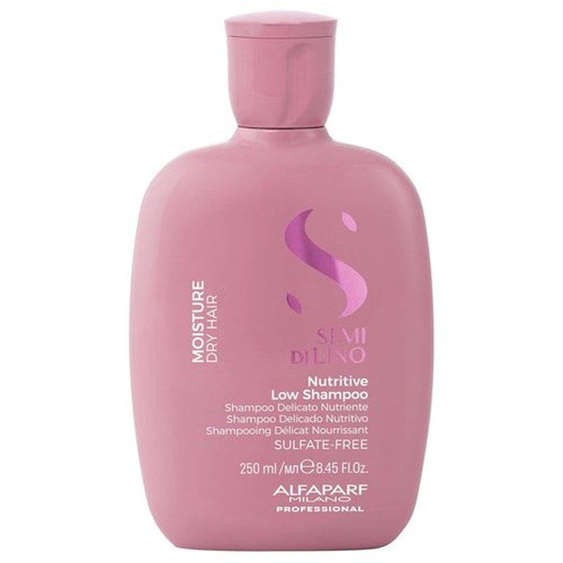 Alfaparf Milano Semi Di Lino Moisture Shampoo & Hair Mask Set | Hydrating Sulfate-Free Formula for Dry Hair