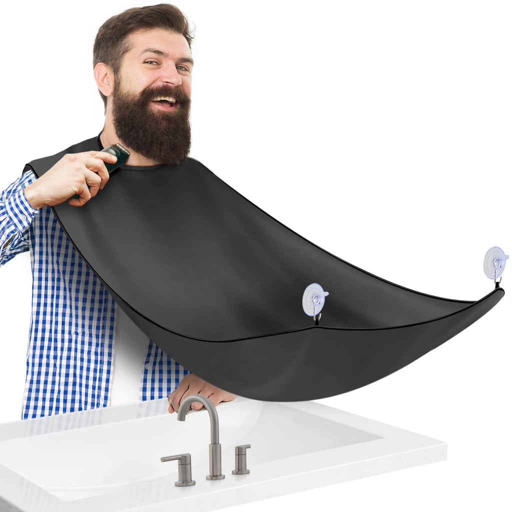 HUPBIPY Beard Bib - Non-Stick Material Apron for Styling and Trimming, One Size Fits Everyone