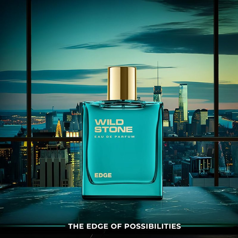 Wild Stone Edge Eau De Parfum - Luxury Men's Fragrance | 3.38oz (100ml) | Intense & Long-Lasting Scent