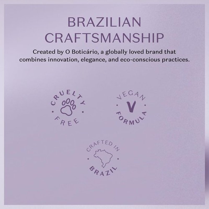 Nativa SPA by O Boticário, Lilac Hand Cream, Hydrating Quinoa Oil & BioRetinol Lotion with the Essence of Lilac Flowers, 1.7 Ounce