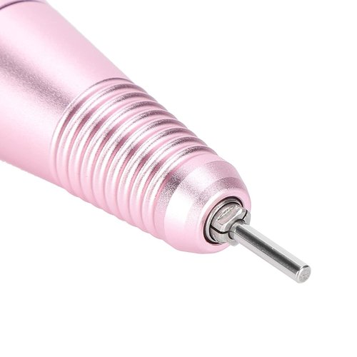 Replacement Handle for Electric Nail Drill Machine, 35000rpm Nail Drill Pen Replacement Handle Nail Polisher Grinder Handpiece Handle Electric Portable Nail Polishing Machine Replacement Handle(Pink)