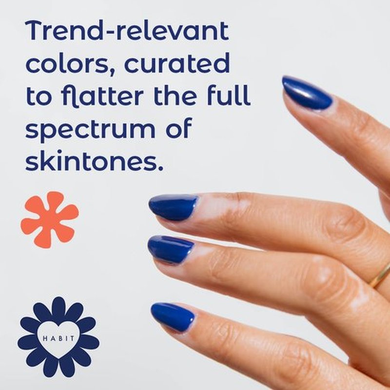 Habit Cosmetics | Vegan, Toxin-Free & Sustainably Packaged Nail Polish - Orange - .3oz (BAPS)