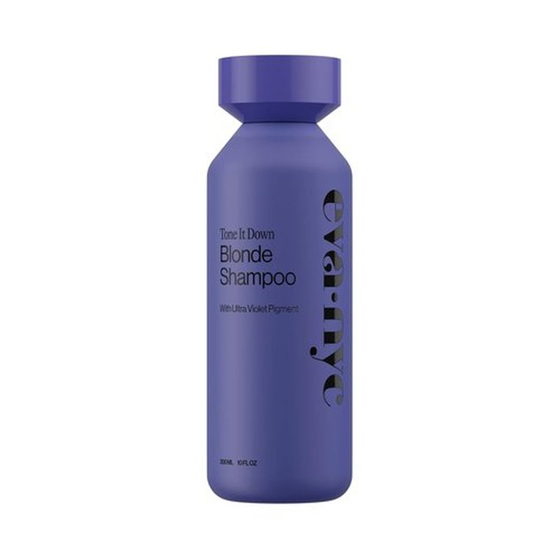 Eva NYC Purple Shampoo - Gentle Toning Formula for Blonde, Gray & Lightened Hair - Adds Shine & Softens - 10 fl oz