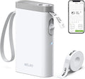 Nelko Label Maker - P21 Bluetooth Wireless Mini Printer with Multiple Templates | White